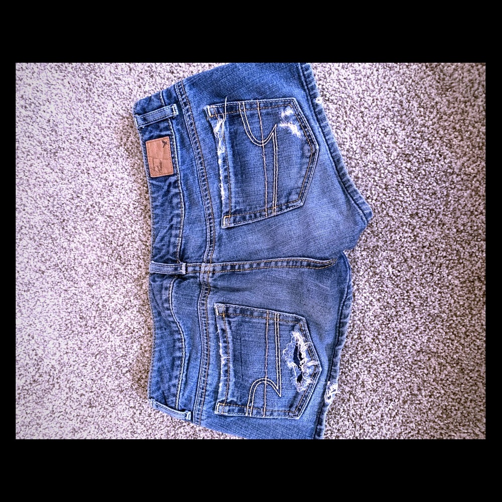 American Eagle Distressed Jean Shorts